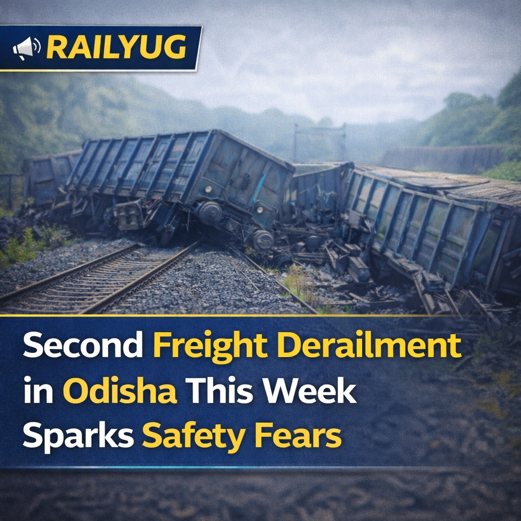 Second Freight Derailment in Odisha This Week Sparks Safety Fears
