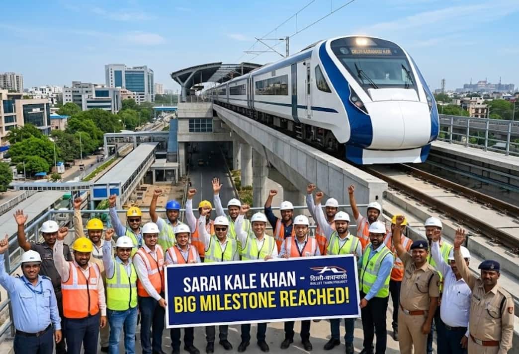 Delhi to Varanasi Bullet Train Project Reaches Big Milestone at Sarai Kale Khan