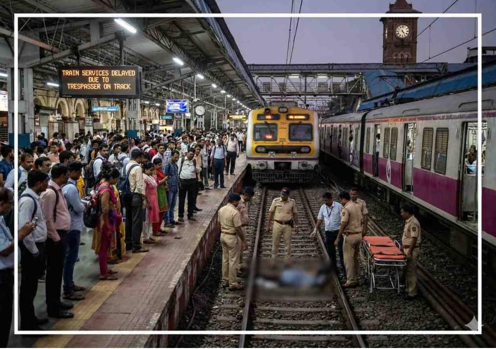 Mumbai Local Train Services Delayed at CSMT After Drunk Man Sleeps on Railway Tracks
