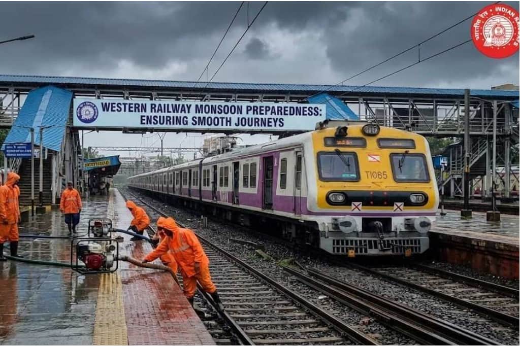 Western Railway Works Hard to Stop Mumbai Local Train Delays This Monsoon