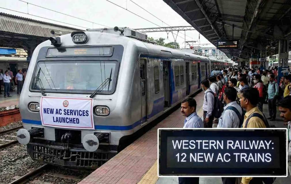 Mumbai Local Train Update: Western Railway to Launch 12 New AC Train Services for Commuters