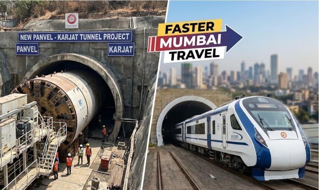 New Panvel Karjat Railway Tunnel to Make Mumbai Travel Much Faster