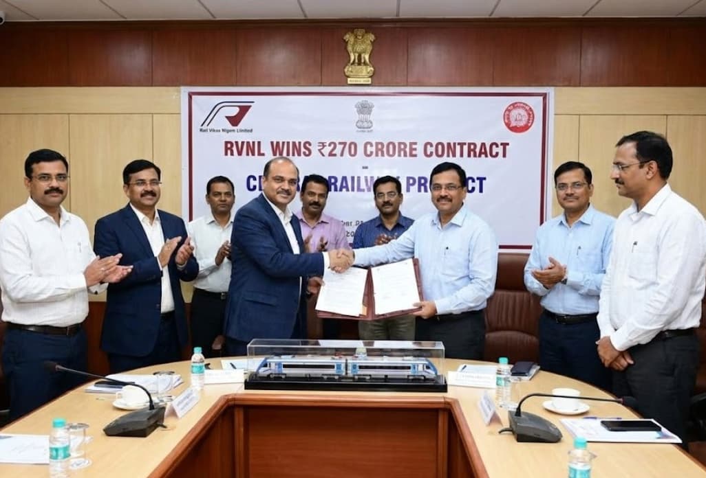 Rail Vikas Nigam Wins New Huge Contract From Central Railway Worth 270 Crores