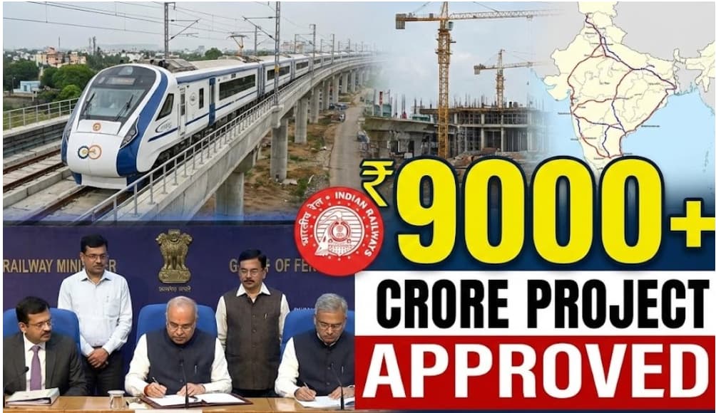 Indian Government Approves New Railway Project Worth Over Nine Thousand Crores