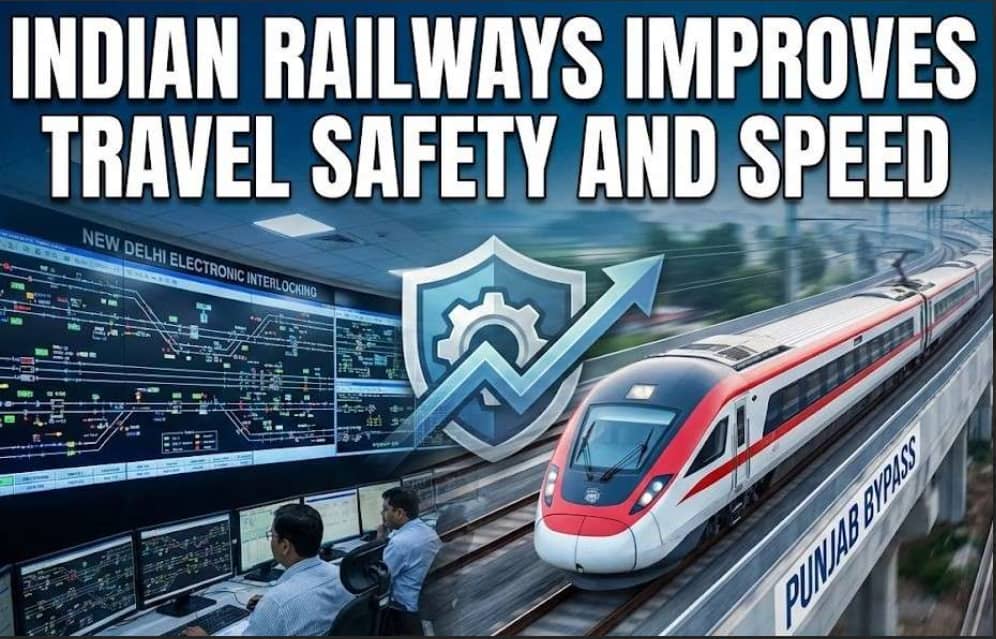 Indian Railways Improves Travel Safety and Speed with New Delhi Electronic Interlocking and Punjab Bypass