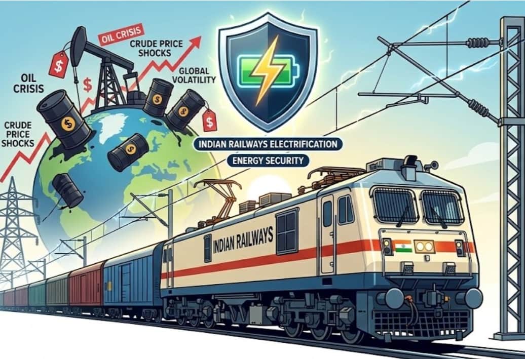 Indian Railways Electrification Strengthens Energy Security Amid Global Oil Crisis