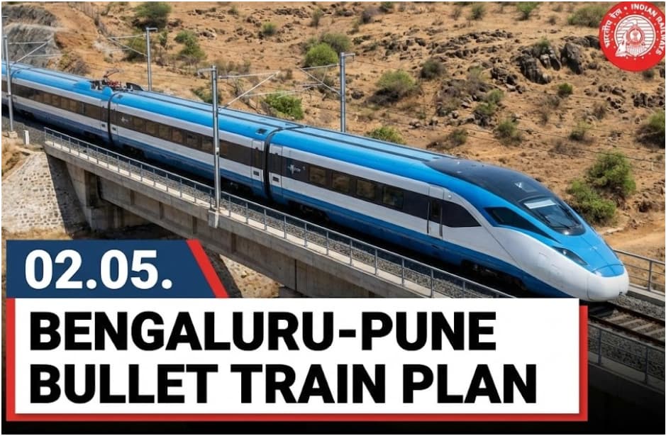 Bengaluru-Pune Bullet Train: High- Speed Rail Plan to Transform North Karnataka Connectivity