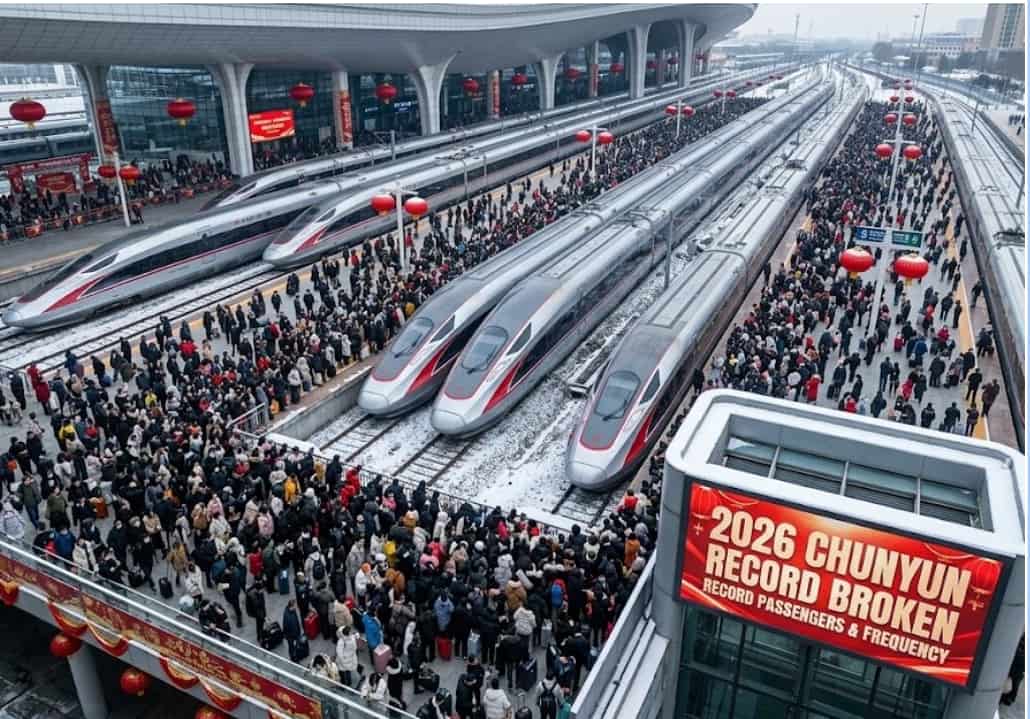 China Railway Breaks New Records During the 2026 Spring Festival Travel Rush