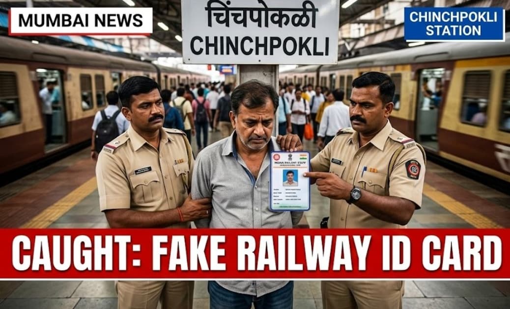 Mumbai Man Caught at Chinchpokli Station for Using Fake Railway ID Card