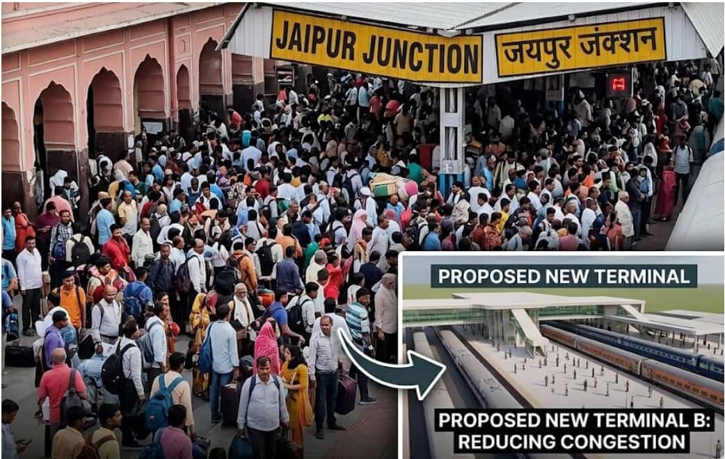New Railway Terminals Planned to Reduce Crowd at Jaipur Junction