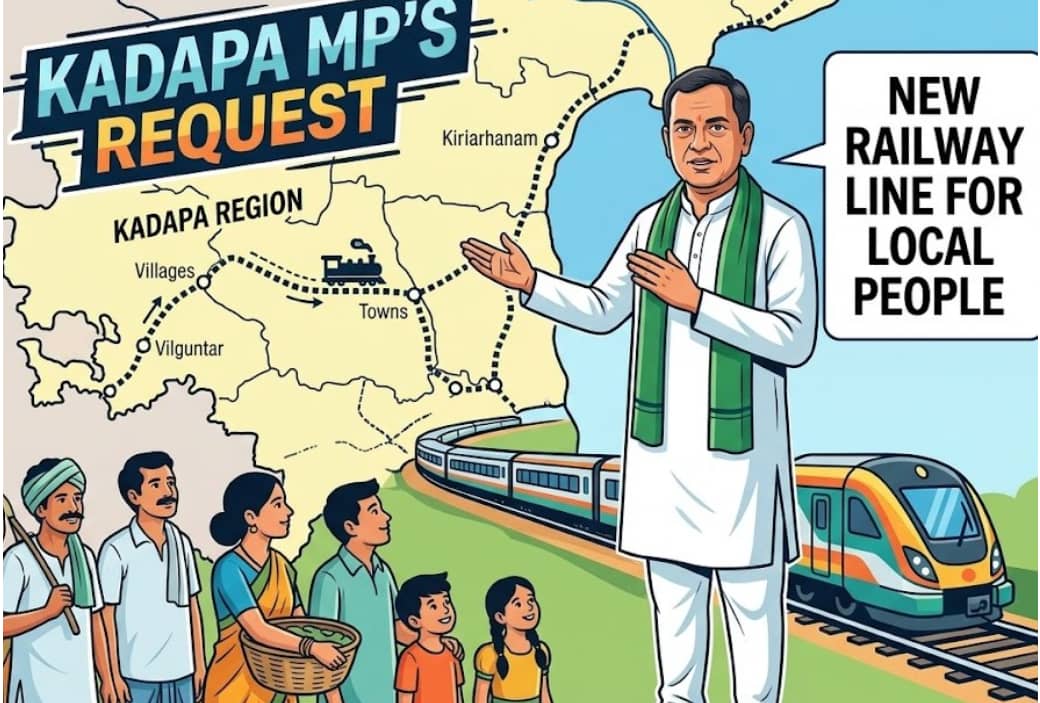 Kadapa Member of Parliament Asks for New Railway Line to Help Local People
