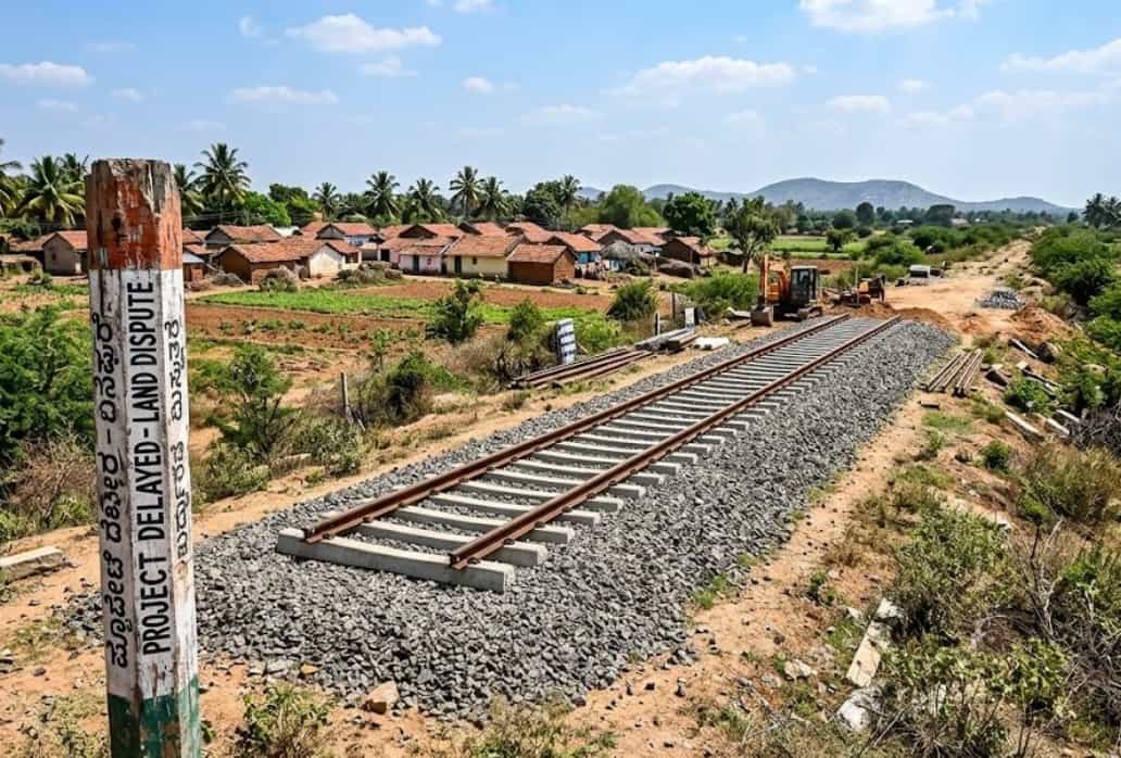 Land Acquisition Problems Delay Five New Railway Projects in Karnataka