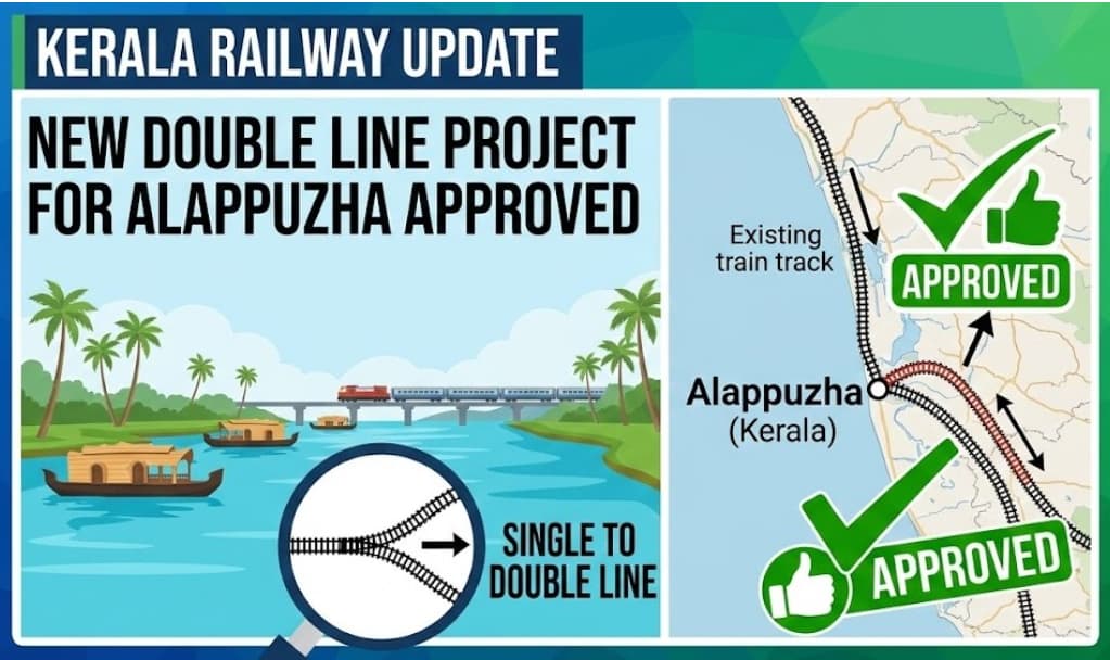 Kerala Railway Update New Double Line Project for Alappuzha Approved