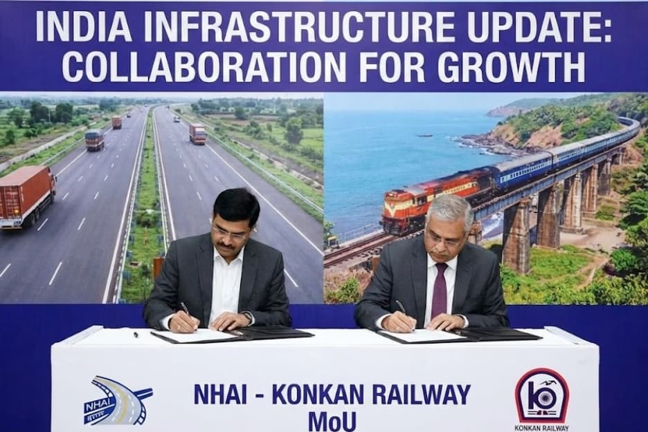 India Infrastructure Update: NHAI and Konkan Railway Collaborate on New MoU