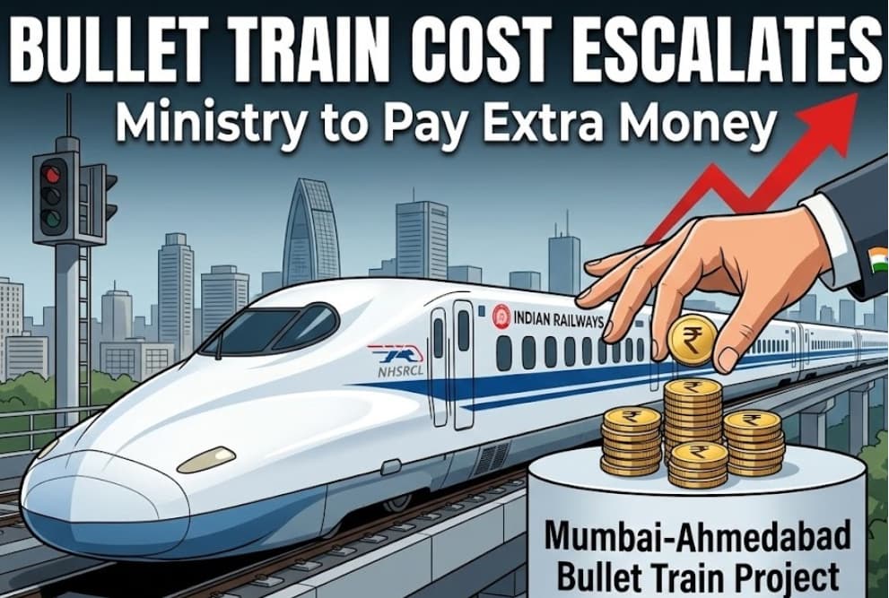 Railway Ministry to Pay Extra Money for Mumbai-Ahmedabad Bullet Train Project