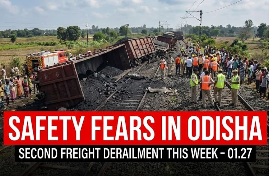 Second Freight Derailment in Odisha This Week Sparks Safety Fears.