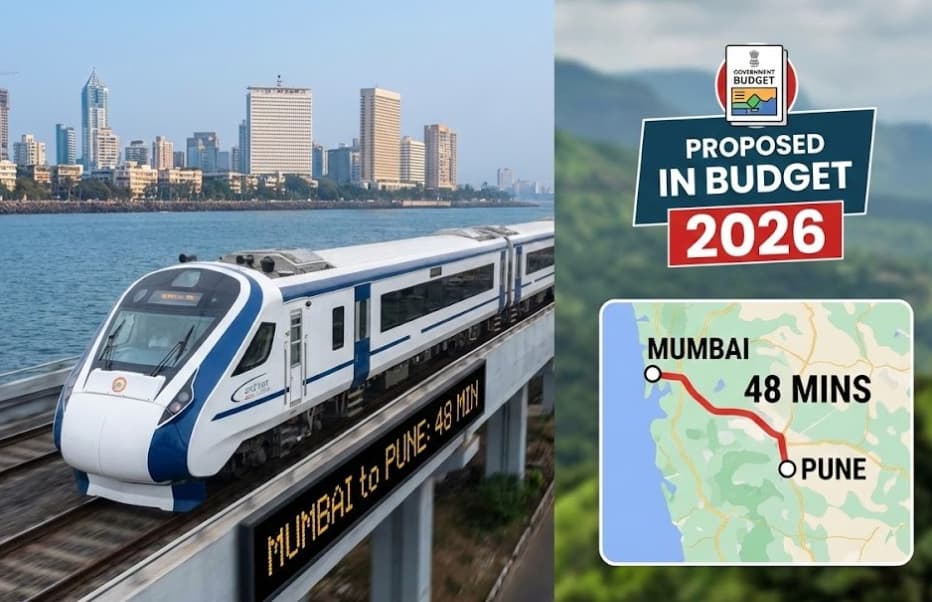 Mumbai to Pune in 48 Minutes: New High-Speed Train Proposed in Budget 2026