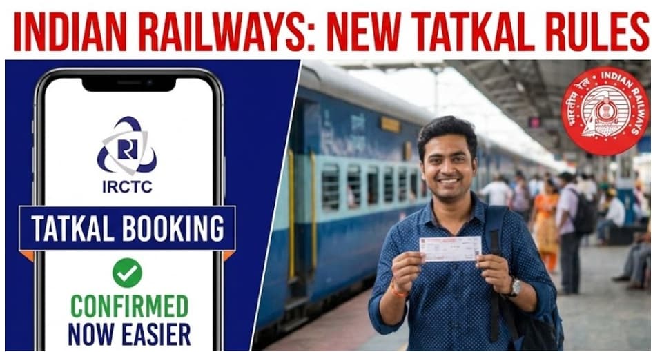 Indian Railways Changes Tatkal Booking Rules: Confirmed Tickets Now Easier for Passengers