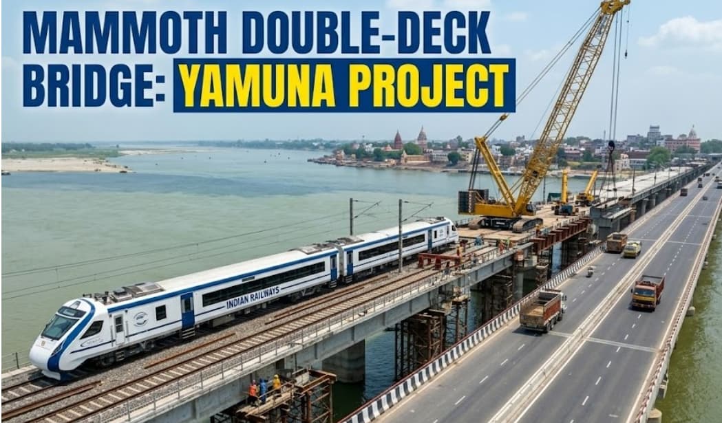 Indian Railways to Build Massive Double Deck Bridge Over Yamuna River in Prayagraj