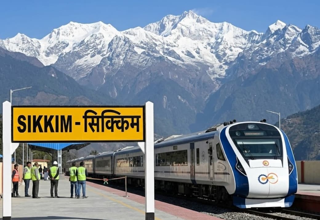 New Railway Line to Sikkim Will Start Soon and Connect the Himalayan State