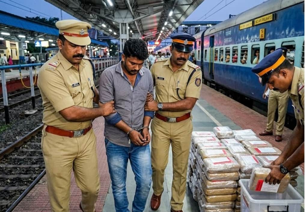 Big Success for Kerala Police Key Suspect Arrested in Major Railway Drug Smuggling Case