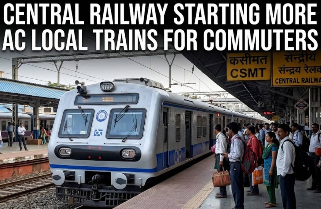 Central Railway to Start More AC Local Trains for Mumbai Commuters