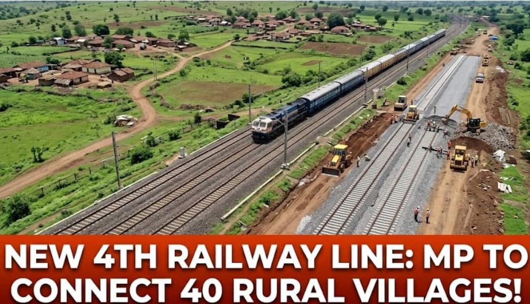 Madhya Pradesh to Get New Fourth Railway Line to Connect Forty Villages