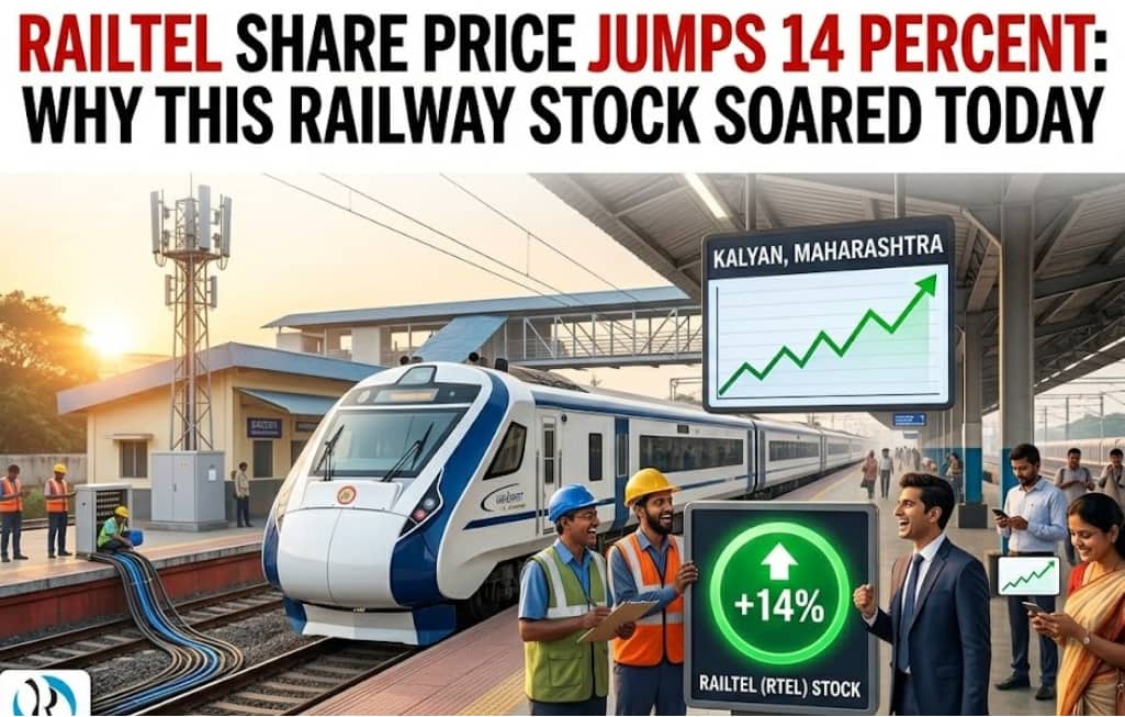 RailTel Share Price Jumps 14 Percent: Why This Railway Stock Soared Today