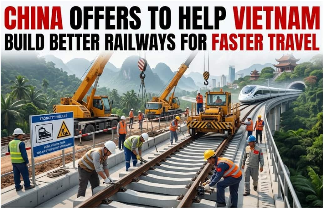 China Offers to Help Vietnam Build Better Railways for Faster Travel