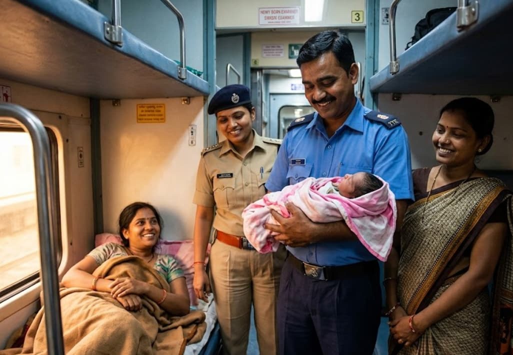 Railway Staff Heroes Help Pregnant Woman Deliver Baby Girl on Train in Andhra Pradesh