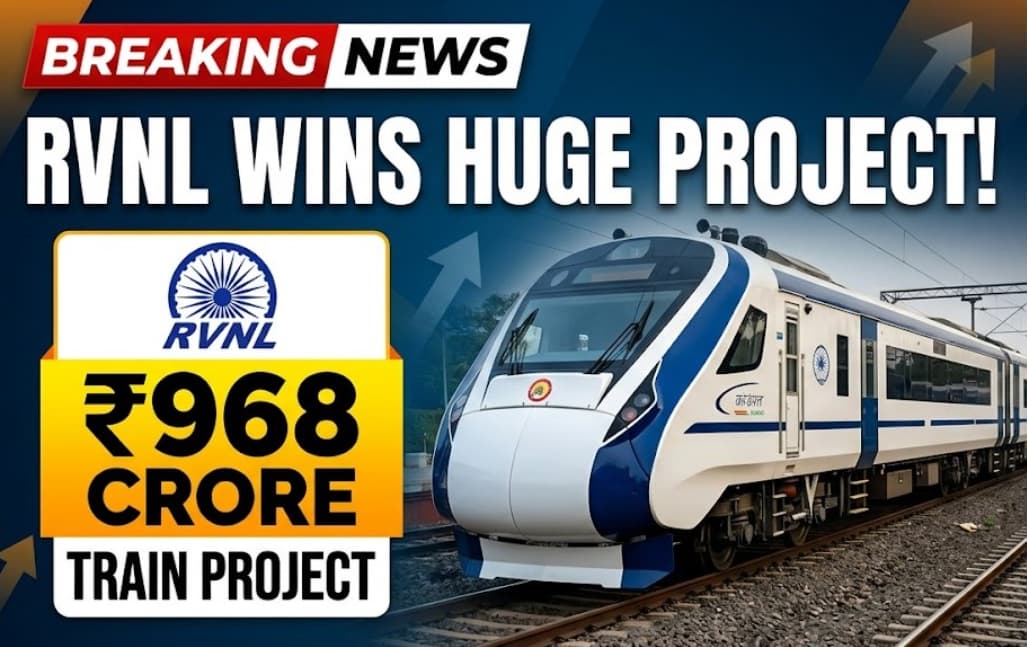 Big News for Rail Vikas Nigam: Company Wins Huge Train Project Worth 968 Crore Rupees