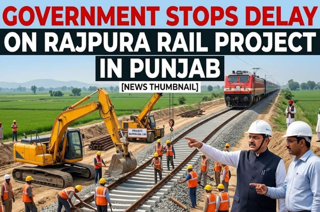 Government Stops Delay on Rajpura Rail Project in Punjab