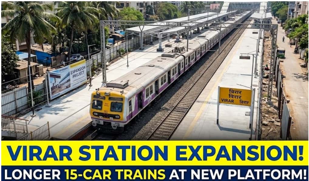 Good News for Mumbai: Virar Station Gets Bigger for Longer Trains