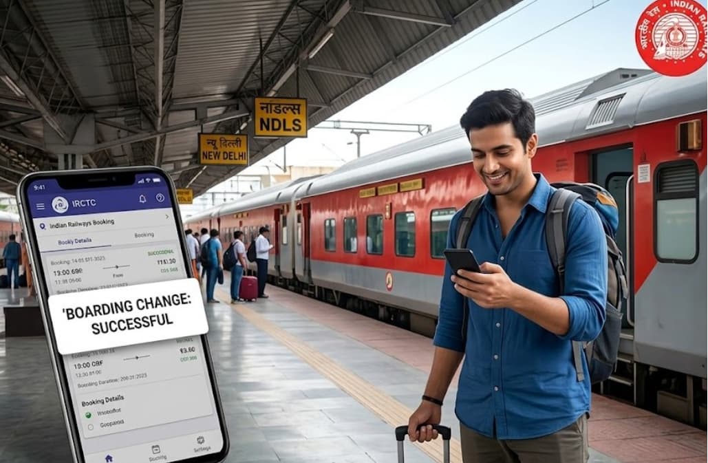 Good News for Train Travelers: Indian Railways Allows Boarding Station Change 30 Minutes Before Journey