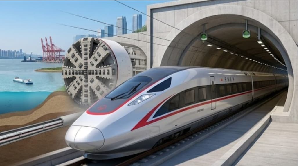 Huge Engineering Success: China Finishes High-Speed Train Tunnel Under the Yangtze River