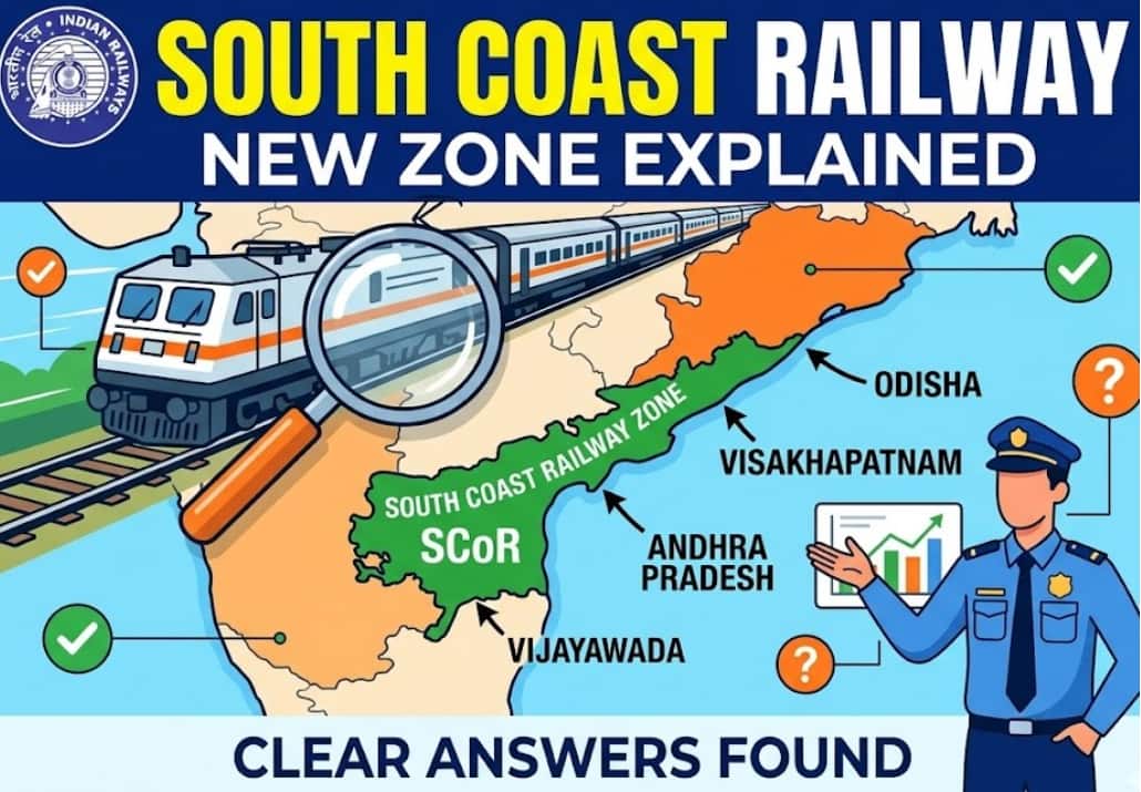 Clear Answers from Indian Railways: New South Coast Railway Zone Explained