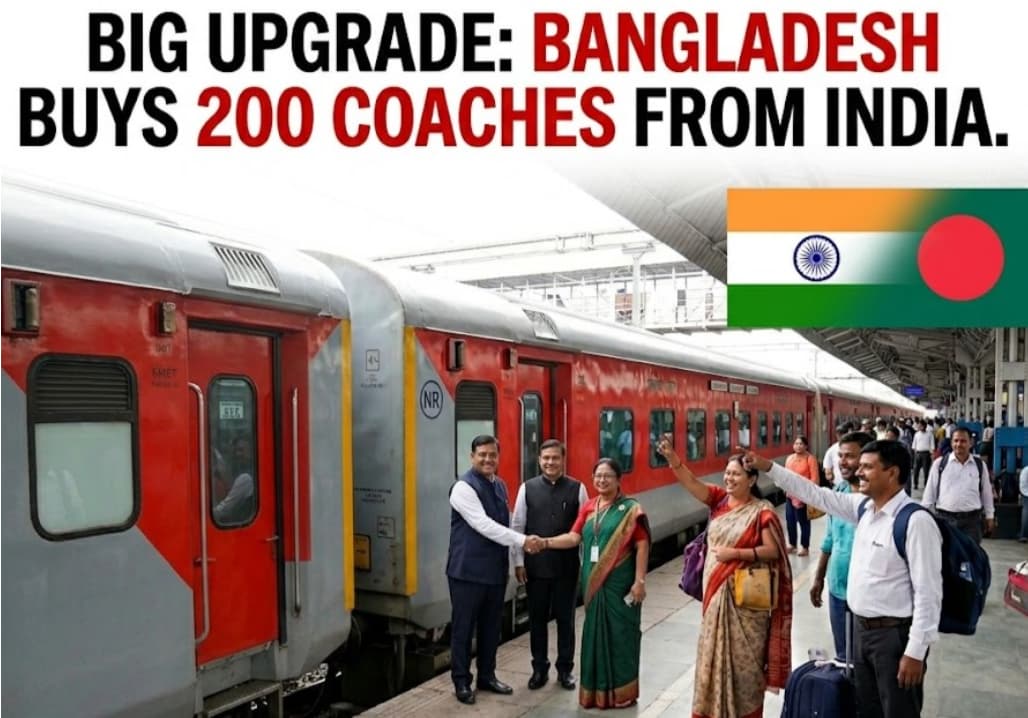Big Upgrade: Bangladesh Railways to Buy 200 New Train Coaches from India by 2027