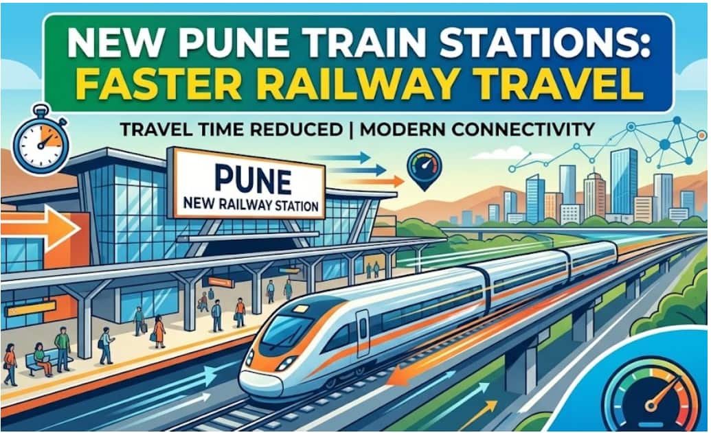 New Train Stations in Pune Will Make Your Railway Travel Much Faster