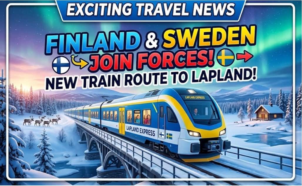 Exciting Travel News: Finland and Sweden Open a New Train Route to Lapland