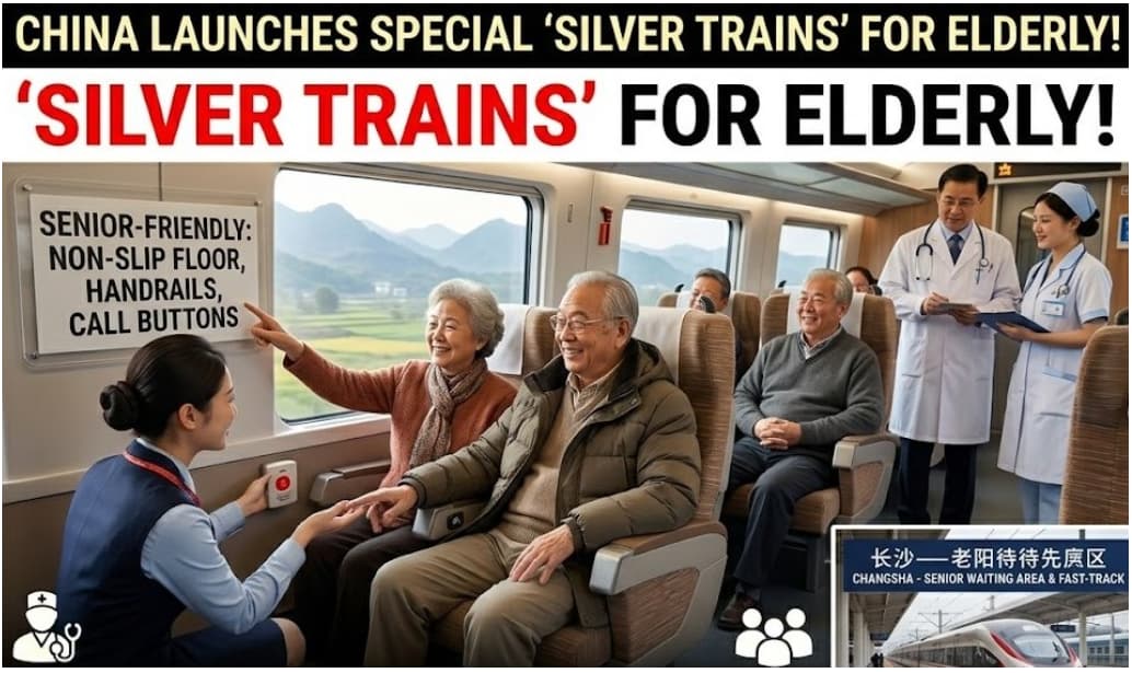 China Builds New Special Trains to Help Elderly People Travel with Ease